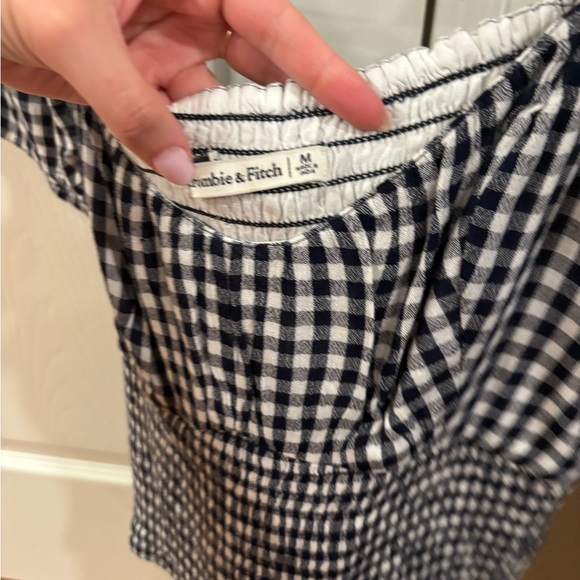 Abercrombie women’s corset top gingham blouse - Picture 3 of 3